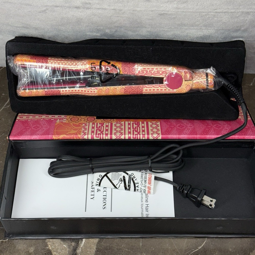Cynthia Rowley Hair Iron Women Multicolor Tourmaline Ceramic LA0066 New - Picture 3 of 6